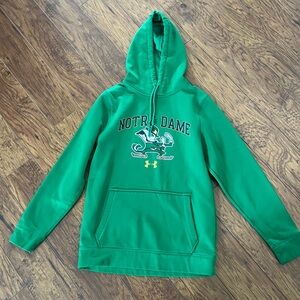 Under Armour Green Notre Dame Hoodie